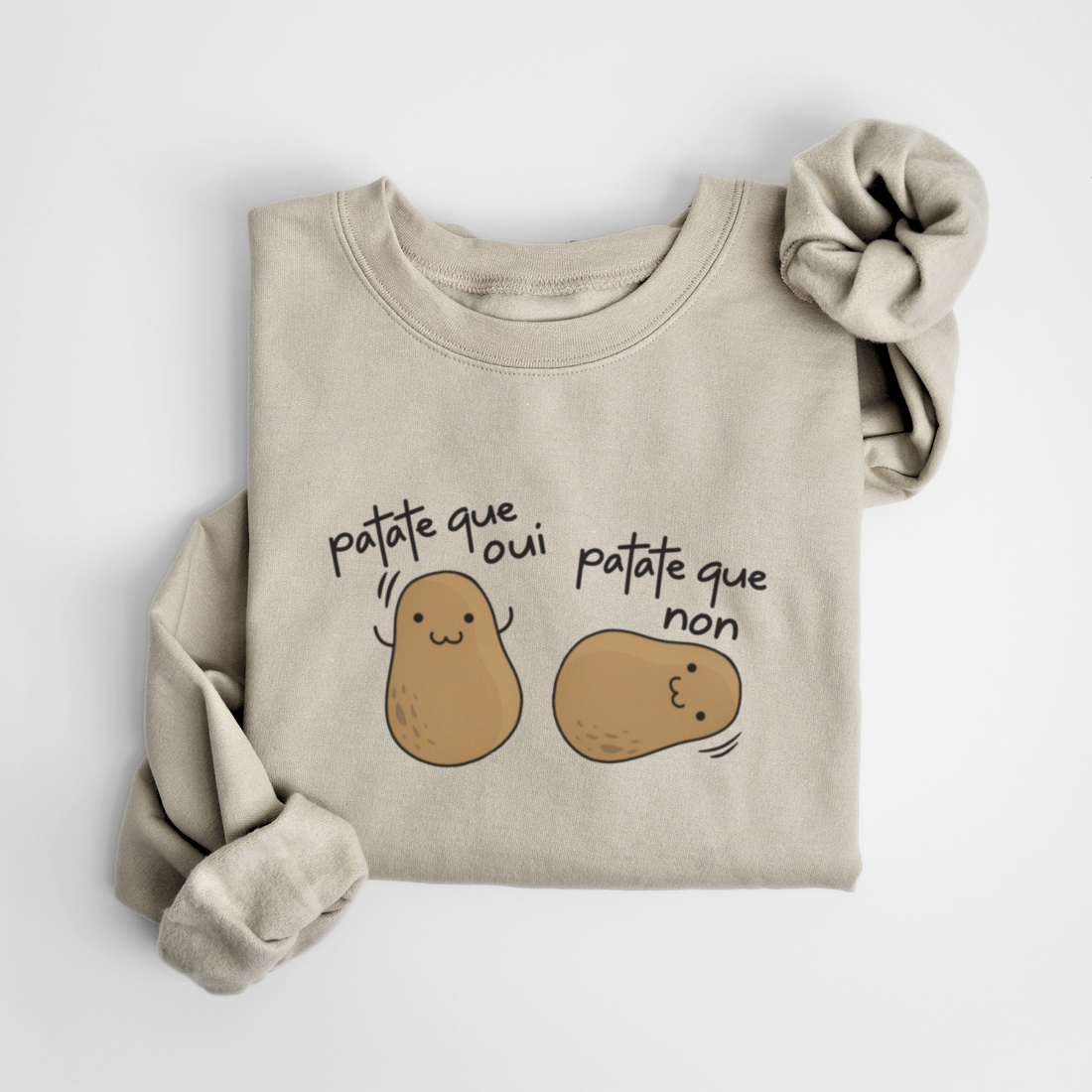 SWEATSHIRT PATATE QUE OUI - AMANDE