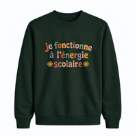 Sweatshirt Énergie Scolaire