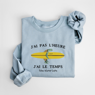 SWEATSHIRT LE TEMPS - PASTEL