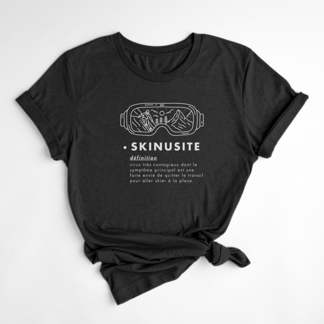 T-SHIRT SKINUSITE - NOIR