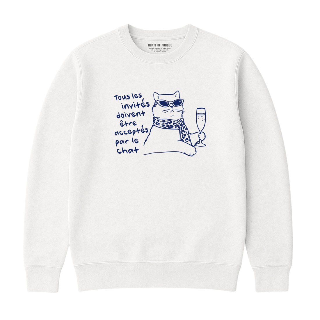 Sweatshirt Invités Chat