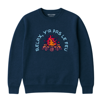 Sweatshirt Relax Feu