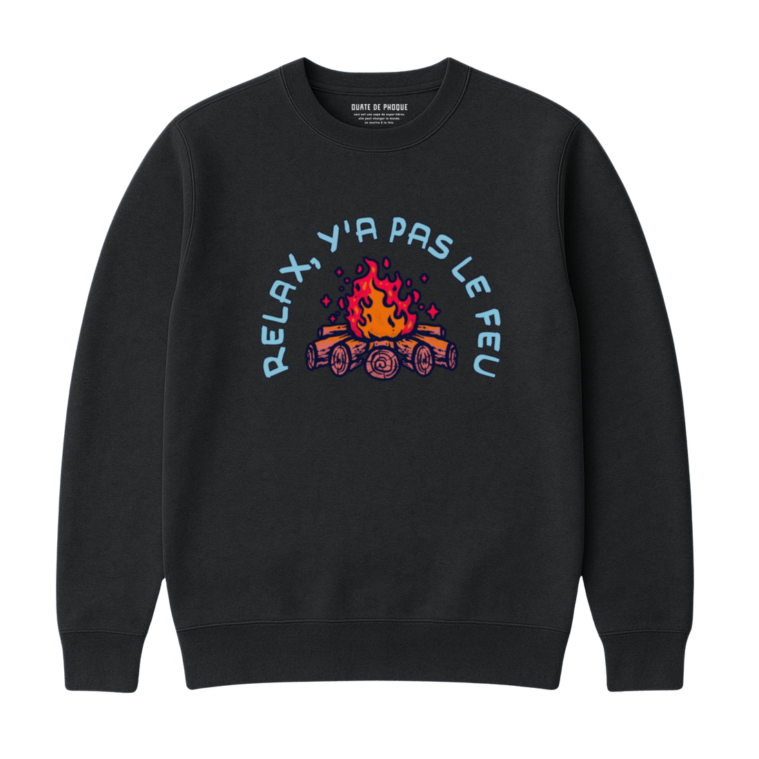 Sweatshirt Relax Feu