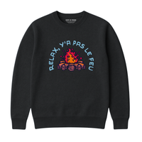 Sweatshirt Relax Feu
