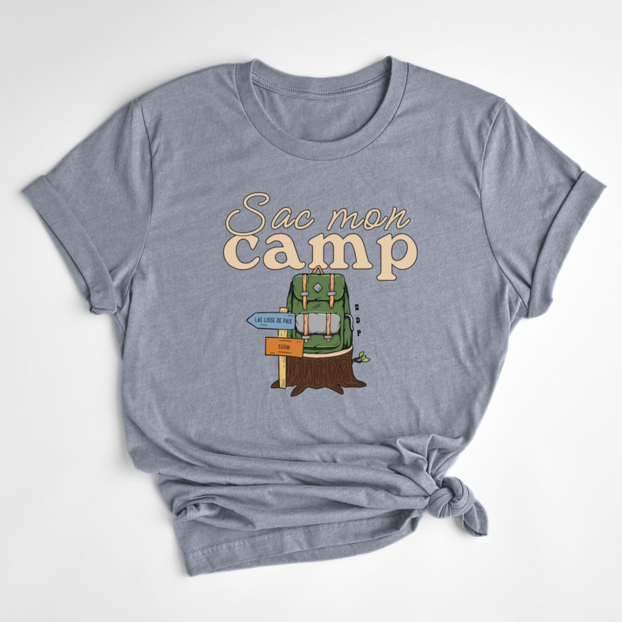 T-SHIRT SAC MON CAMP