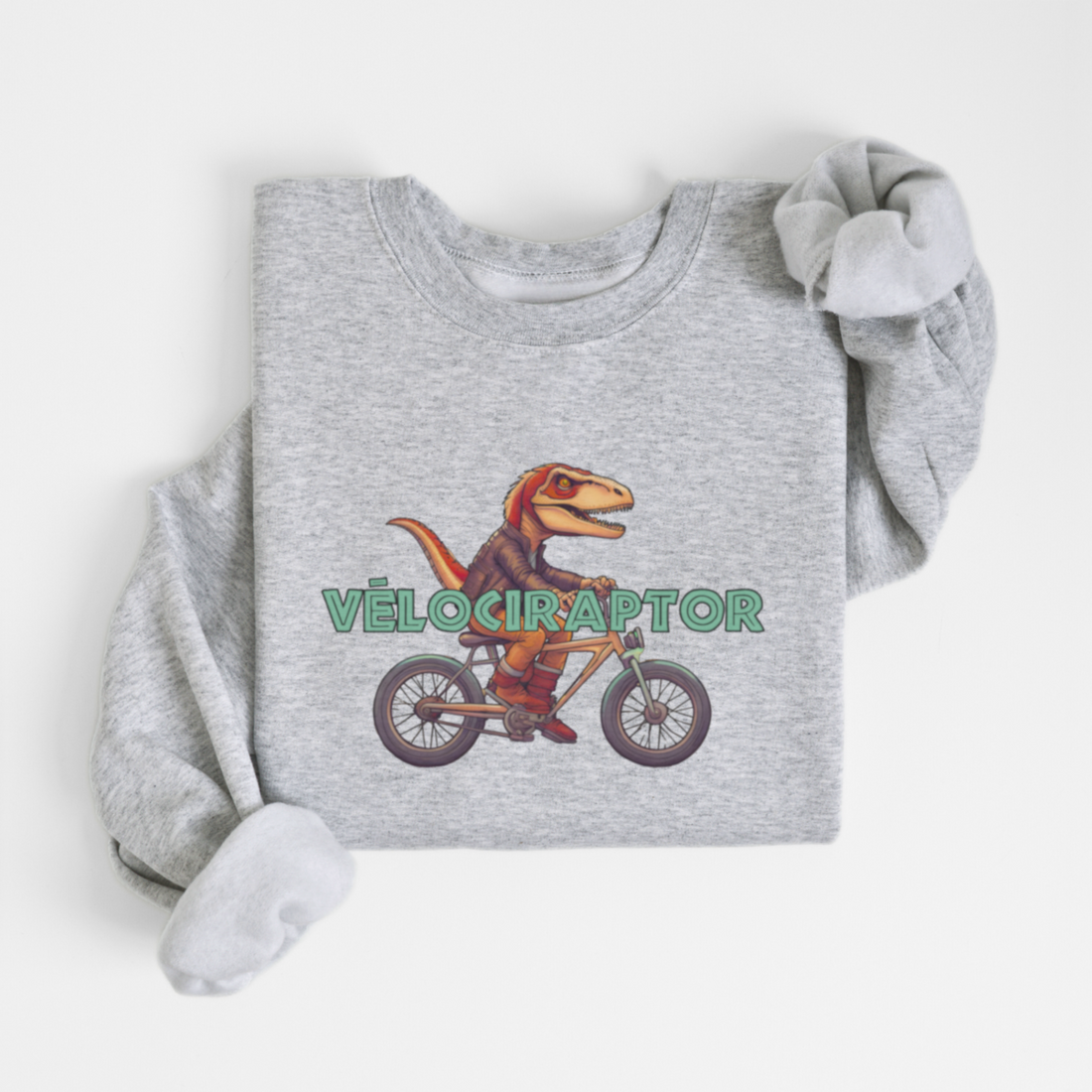 SWEATSHIRT VÉLOCIRAPTOR - GRUAU