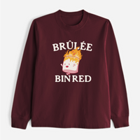 LONGSLEEVE BRÛLÉE BIN RED