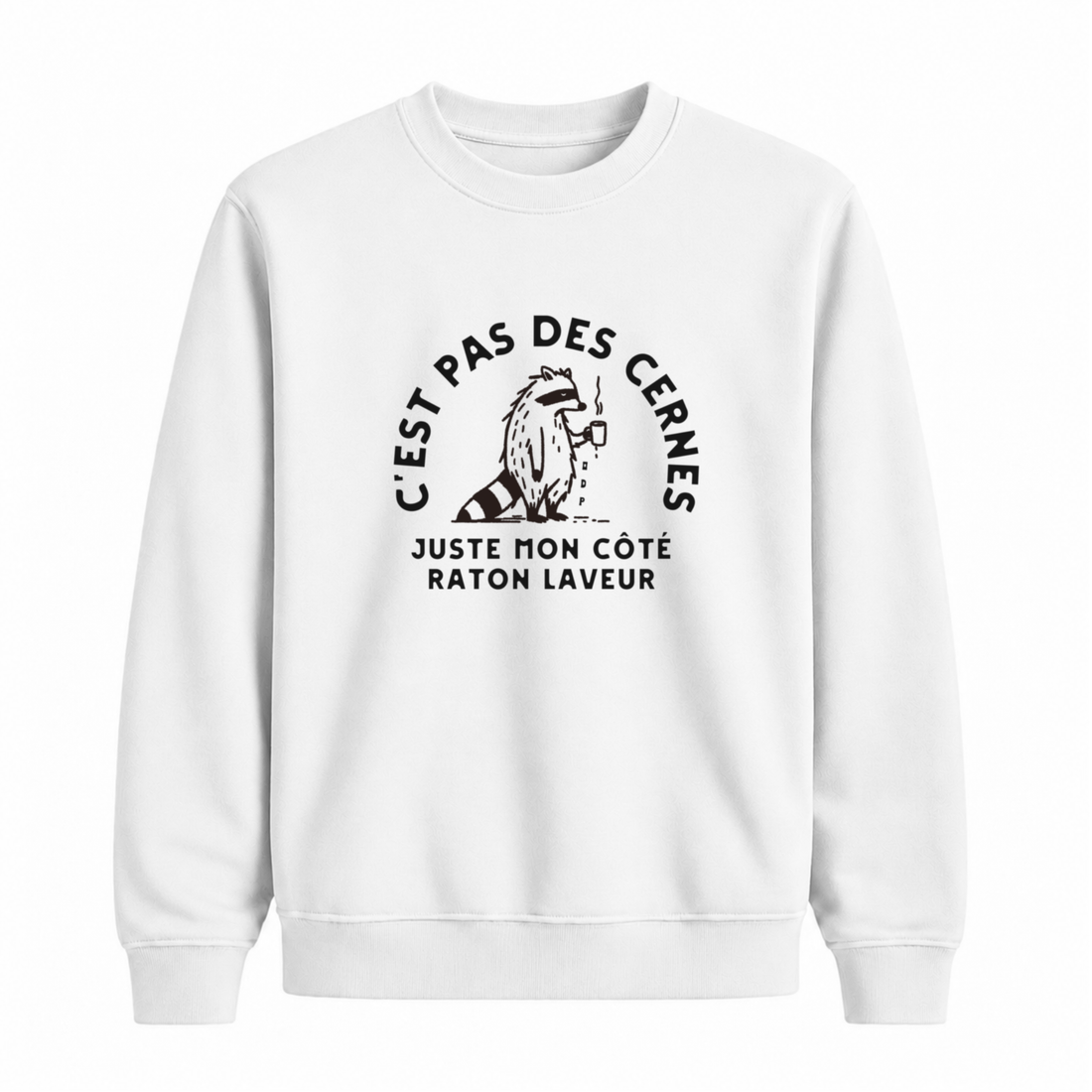 Sweatshirt Cernes Raton Laveur