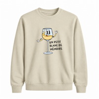 Sweatshirt Blanc De Mémoire