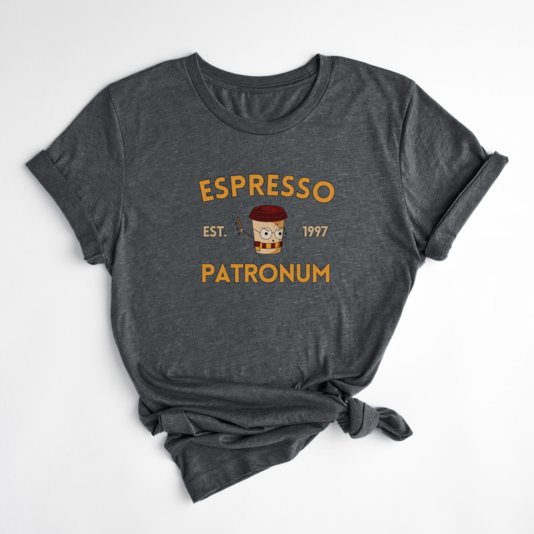 T-SHIRT ESPRESSO PATRONUM - CORBEAU