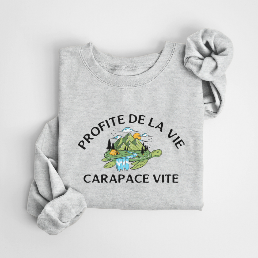 SWEATSHIRT CARAPACE - GRUAU