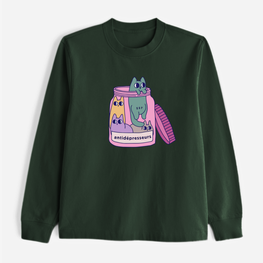 LONGSLEEVE ANTIDÉPRESSEURS