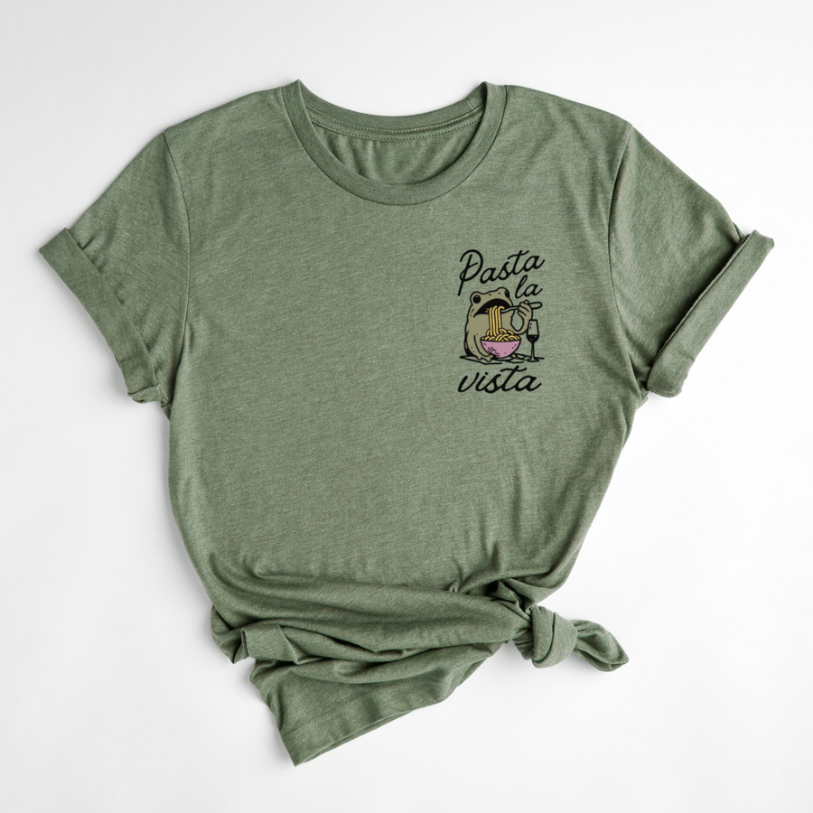 T-SHIRT PASTA LA VISTA - OLIVE