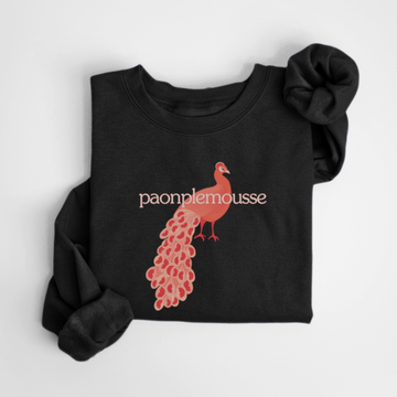 SWEATSHIRT PAONPLEMOUSSE - NOIR