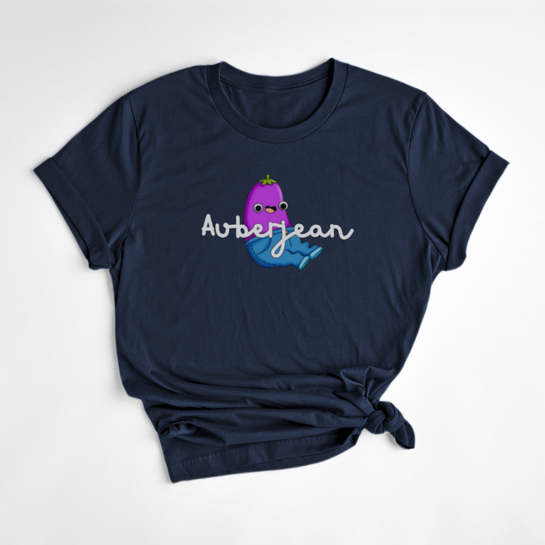 T-SHIRT AUBERJEAN - MARINE