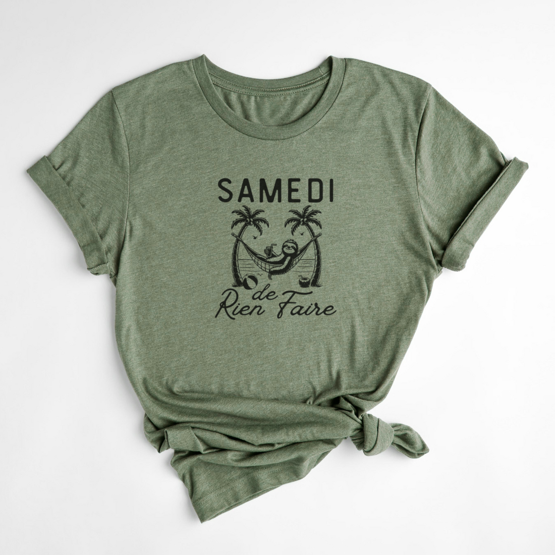 T-SHIRT SAMEDI - OLIVE