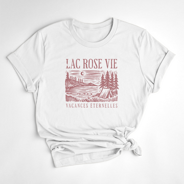 T-SHIRT LAC ROSE VIE