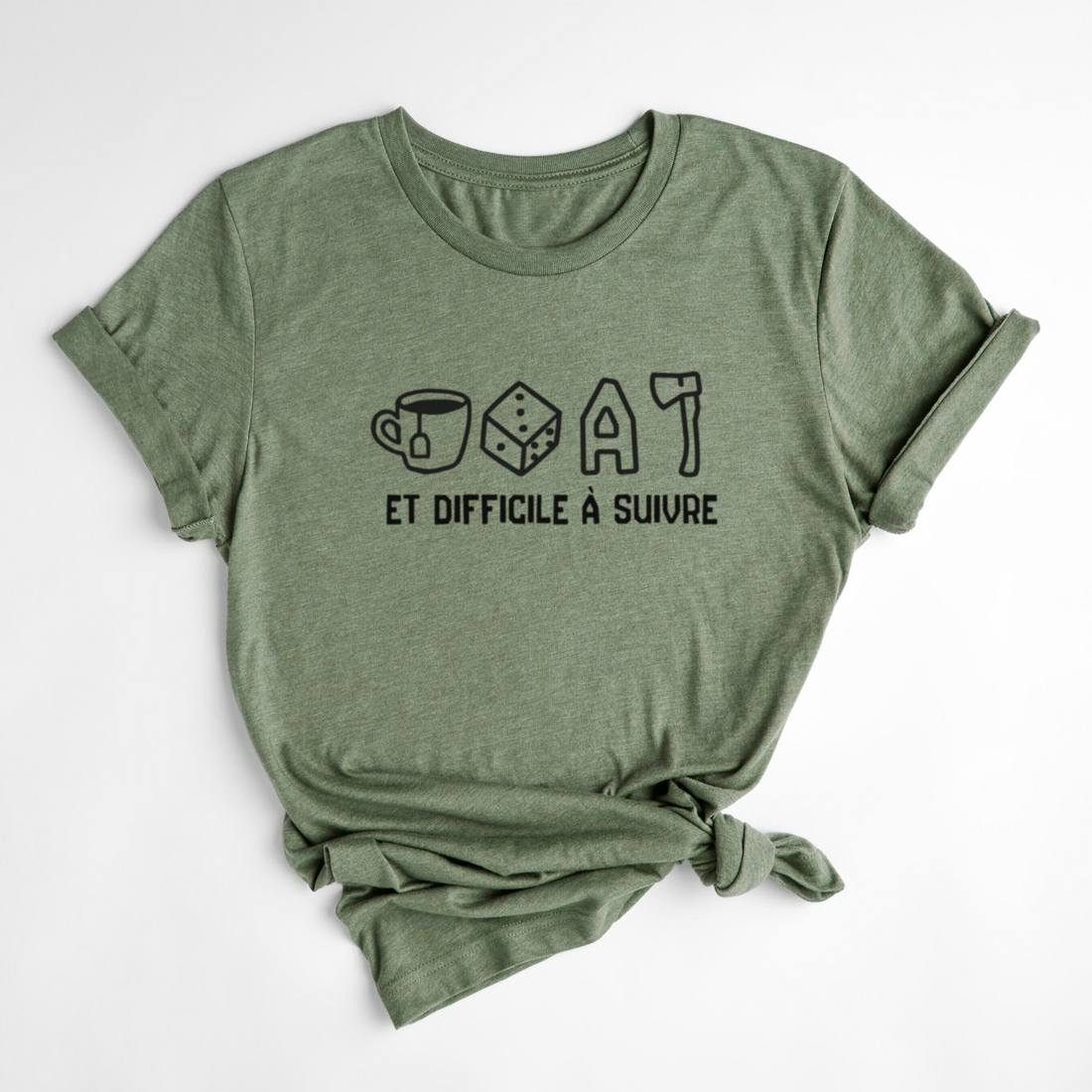 T-SHIRT TDAH - OLIVE