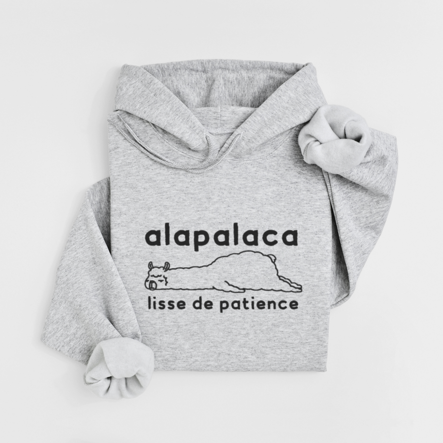 HOODIE ALPACA - GRUAU