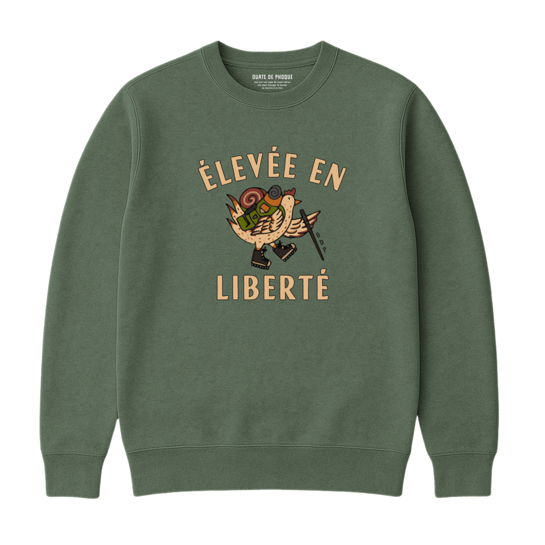 Sweatshirt Élevée En Liberté