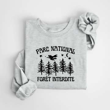 SWEATSHIRT FORÊT INTERDITE - GRUAU