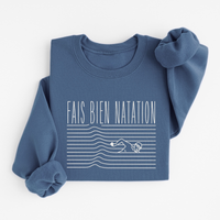 Sweatshirt Fais Bien Natation