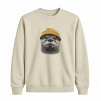 Sweatshirt Loutre Vintage