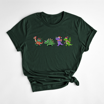 T-SHIRT DINOS NOËL - FORÊT