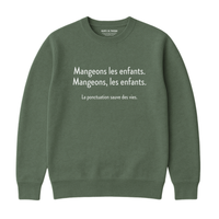 Sweatshirt Mangeons Les Enfants