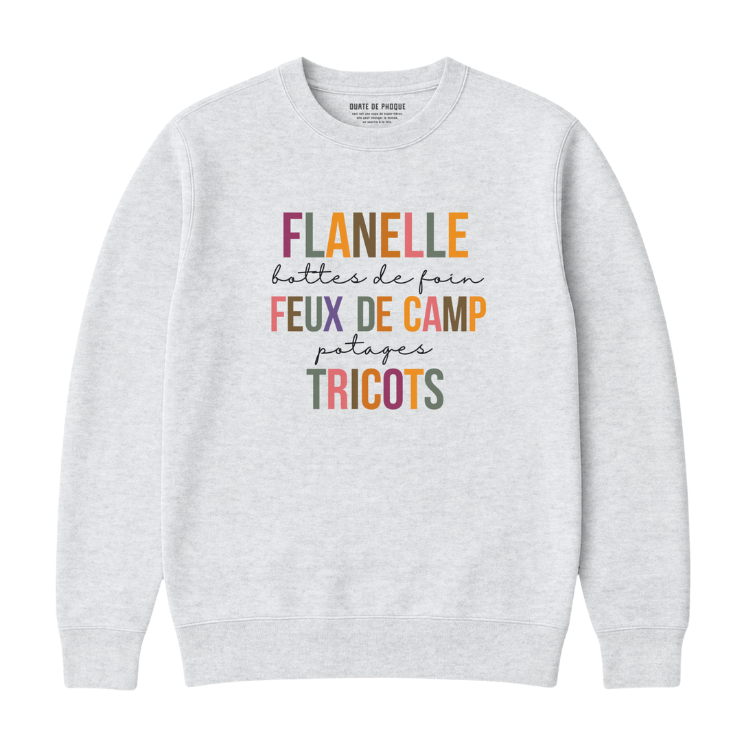 Sweatshirt Flanelle
