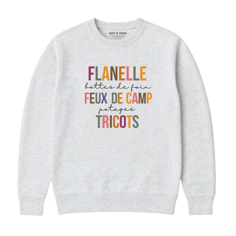Sweatshirt Flanelle