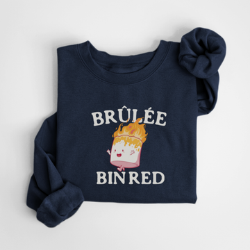 SWEATSHIRT BRÛLÉE BIN RED - MARINE