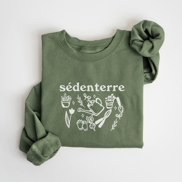 SWEATSHIRT SÉDENTERRE - SAUGE