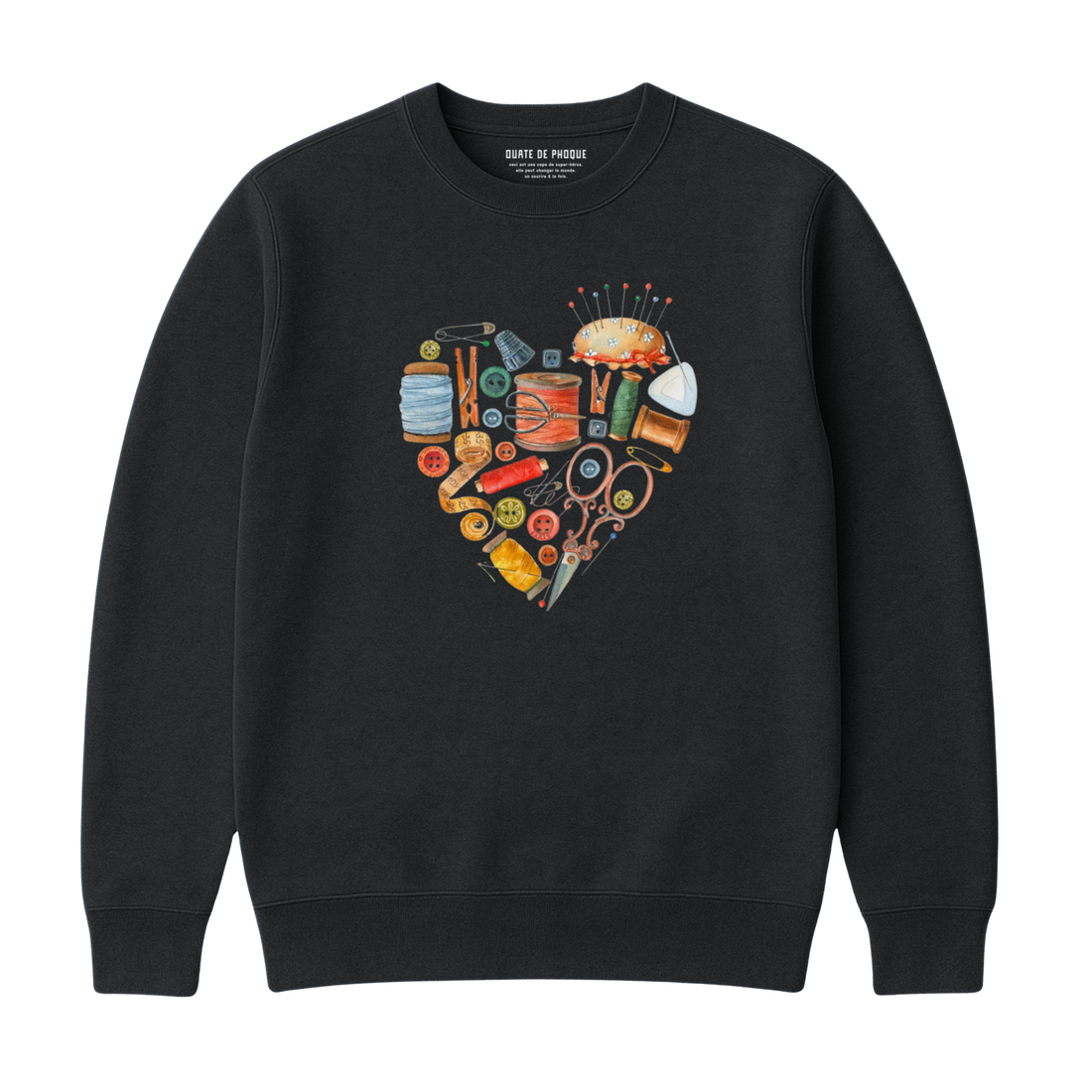 Sweatshirt Coeur Couture