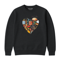Sweatshirt Coeur Couture