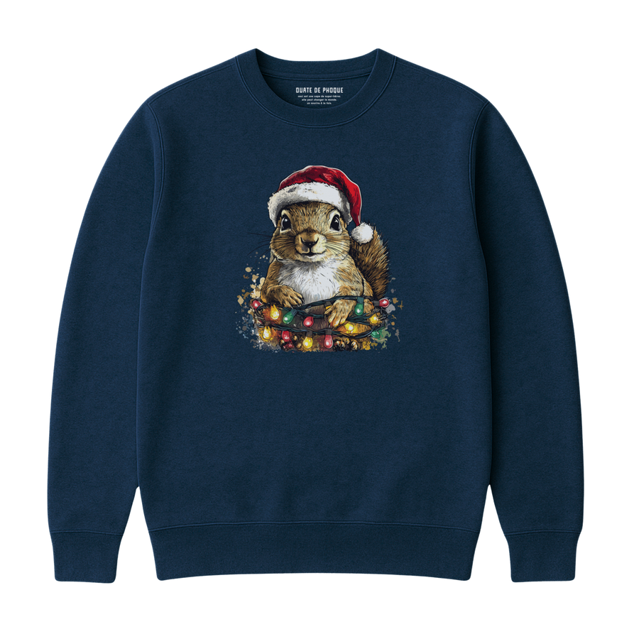 Sweatshirt Écureuil Noël