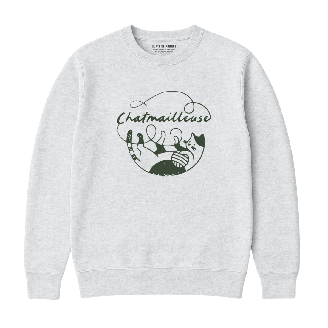 Sweatshirt Chatmailleuse
