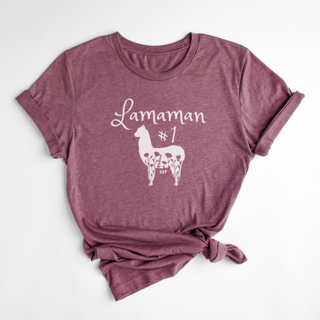 T-SHIRT LAMAMAN - CERISE