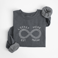 SWEATSHIRT EFFET MÈRE INFINI