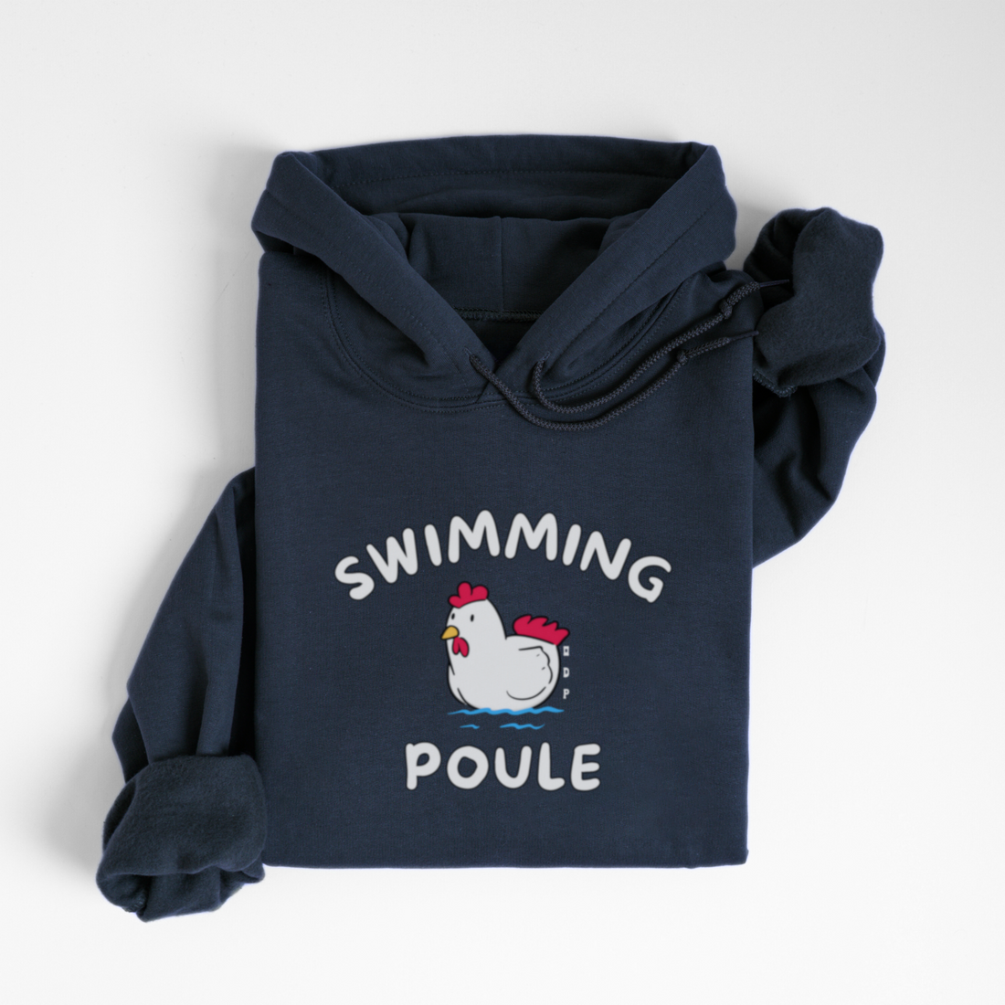 HOODIE SWIMMING POULE - MARINE