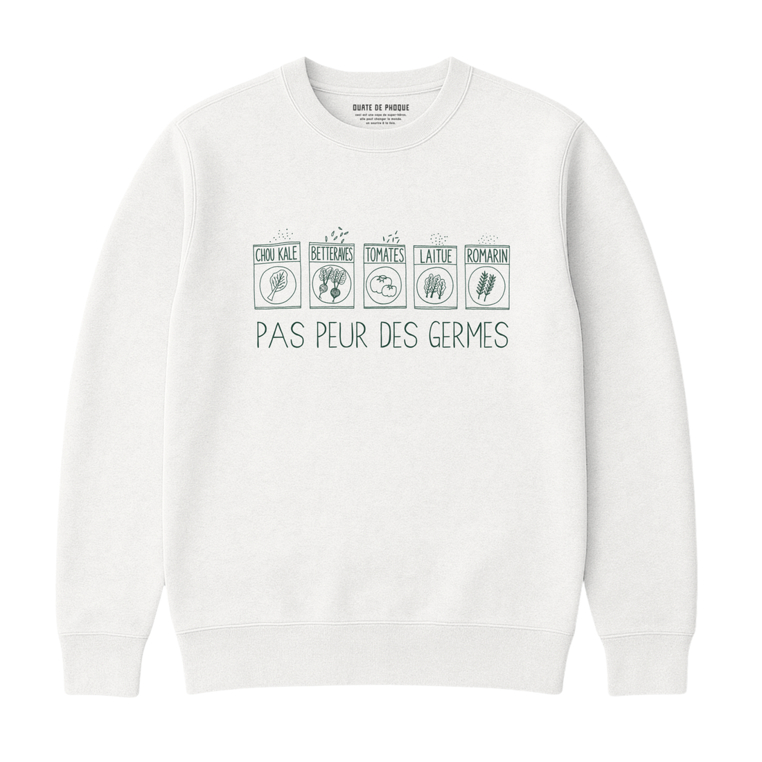 Sweatshirt Pas Peur Des Germes
