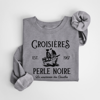 SWEATSHIRT PERLE NOIRE