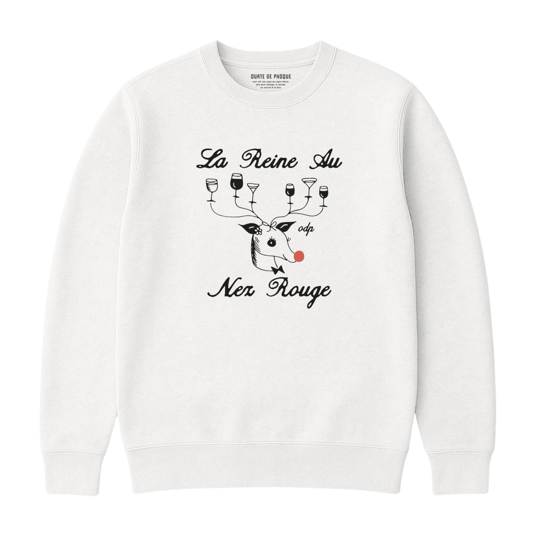 Sweatshirt Reine Au Nez Rouge