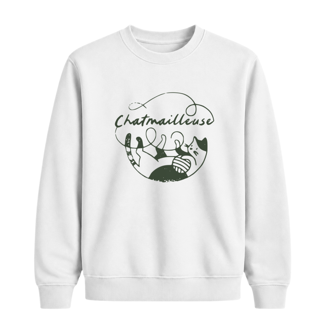 Sweatshirt Chatmailleuse