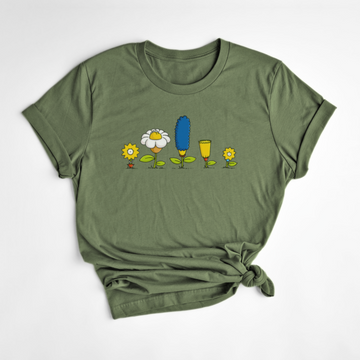 T-SHIRT SPRINGFIELD - SAUGE