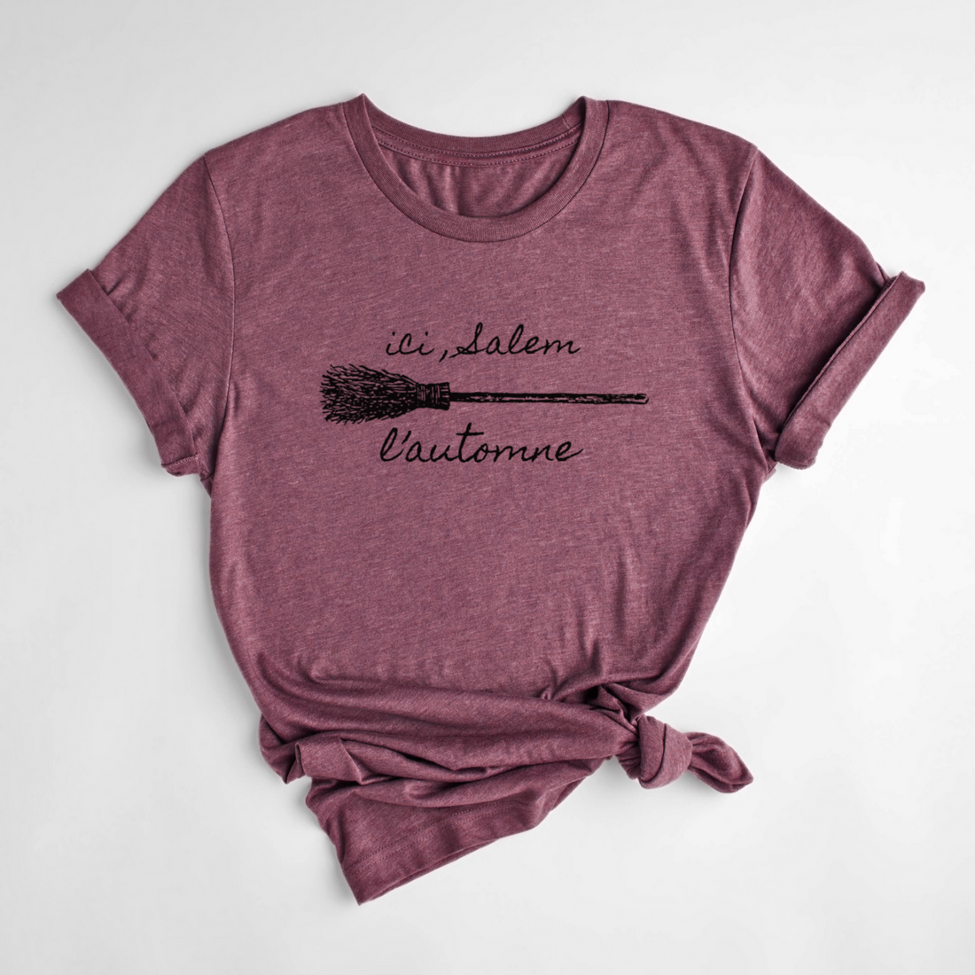 T-SHIRT SALEM - CERISE