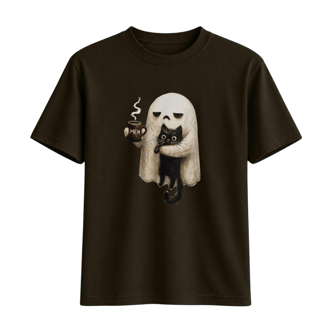 T-Shirt Fantôme Chat