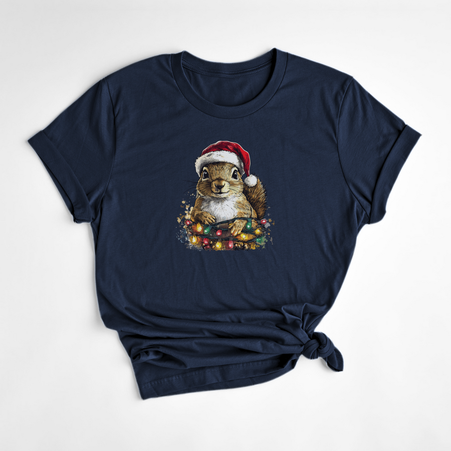 T-SHIRT ÉCUREUIL NOËL