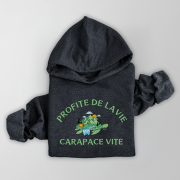HOODIE CARAPACE - CHARBON