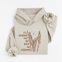 Hoodie Dehors Dedans Sapins